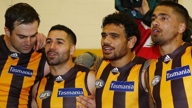 Hawthorn fans have heard their song plenty of times, particularly between 2013 to 2015.