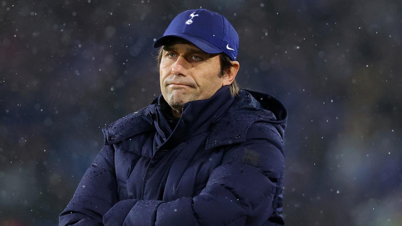Antonio Conte cast serious doubt over his future as Spurs boss after their latest loss. (Photo by Alex Livesey/Getty Images)