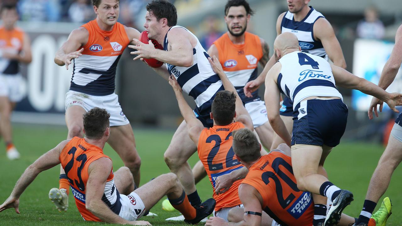 AFL 2019: Low-scoring, new rules, Brad Scott uncontested marks kick to ...