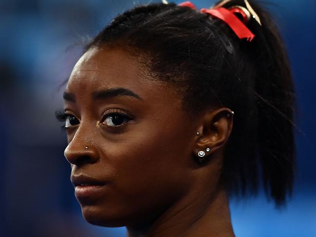 USA gymnast Simone Biles has withdrawn from two more individual events at the Tokyo Olympics. Picture: AFP