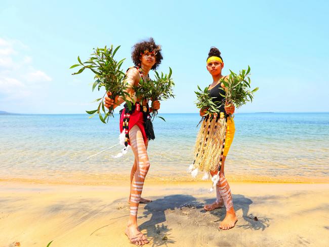 ## MUST CREDIT - Premier Annastacia Palaszczuk and Deputy Premier Jackie Trad at the Quandamooka Land Handover Ceremony on Stradbroke Island at Adams Beach Campground, Dunwich, on Thursday 12 December 2019 - ## MUST CREDIT : Jack Tran / Office of the Premier