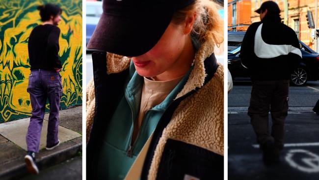 Sydneysiders rock their most threadbare Carhartt merch. Picture: news.com.au/James Weir