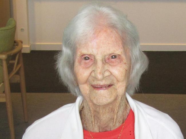 Gwen Cook celebrated her 100th birthday in isolation.