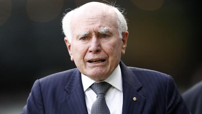 John Howard has backflipped on his opinion of Anthony Albanese’s blunder. Picture: Darrian Traynor/Getty Images