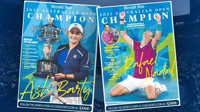 Download your Australian Open champions posters