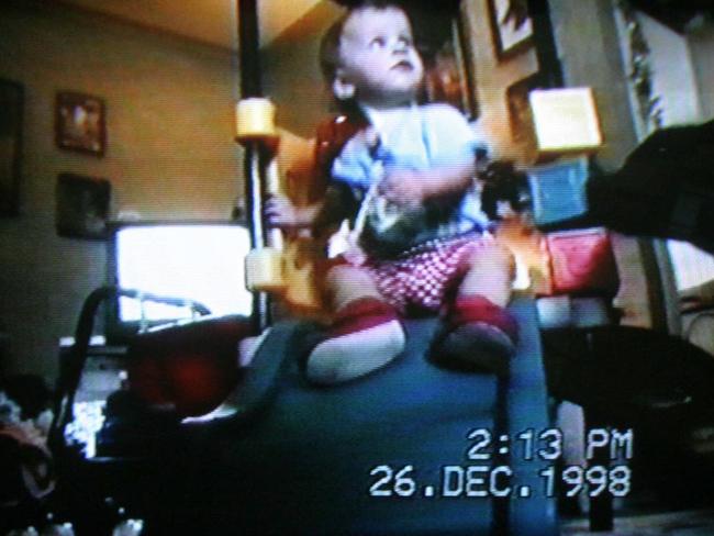 Infant Laura Folbigg on Boxing Day 1998