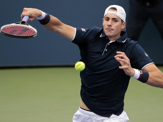 John Isner, of the United States.