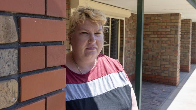 Local resident Rebecca Ballantyne lives around the corner from Henry St where Dakota Woodford was stabbed outside his family home. Picture: Kelly Barnes