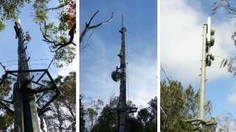 Images of a previous mobile phone tower located on Sydney Water land on Wollombi Rd, Newport. Picture: Service Stream Pty Ltd