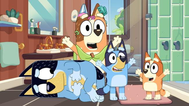 During a game of hairdressers, Bluey discovers that big-headed customer Dad has nits. To help treat them Bingo has to find her voice, while Bluey must find her ears. ‘Hairdressers’ airs on March 21.