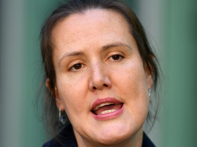 Minister for Revenue Kelly O'Dwyer at a press conference at Parliament House in Canberra, Monday, March 26, 2018. (AAP Image/Mick Tsikas) NO ARCHIVING