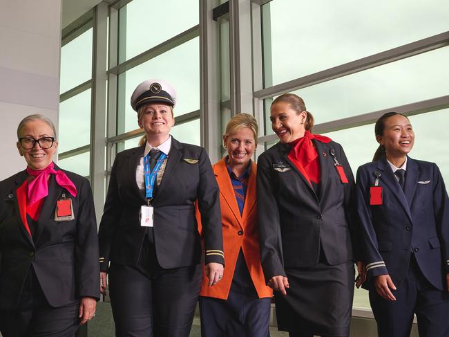 Qantas is doing not one but 50 all-female flights to celebrate International Women's Day on March 8 and highlight the role women play in every part of the airline.  Picture: Qantas