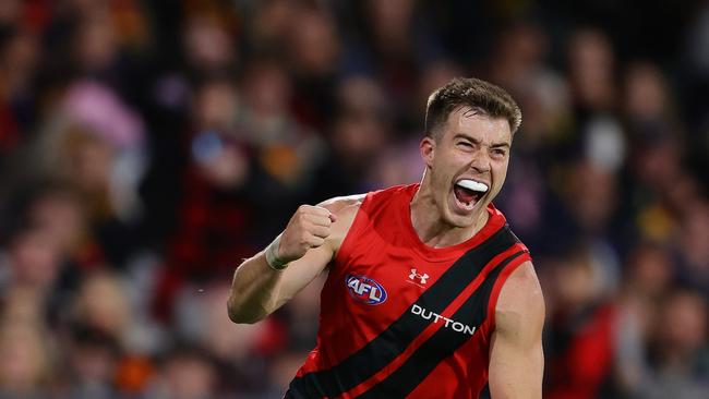 Zach Merrett. (Photo by Sarah Reed/AFL Photos via Getty Images)