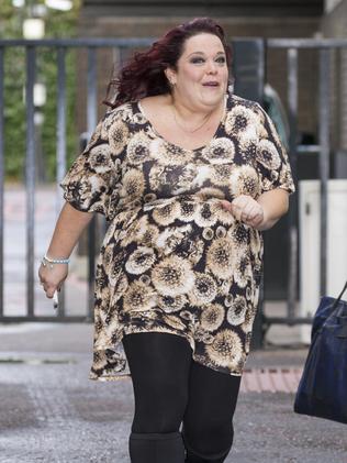 Lisa Riley has ditched the booze to lose weight. Picture: Simon Earl/Splash News
