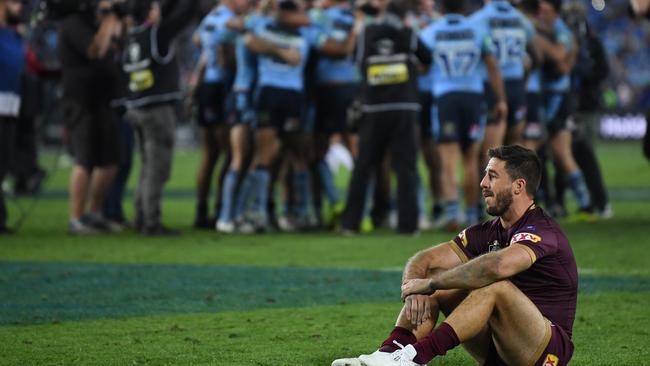 Ben Hunt struggled on the big stage at ANZ Stadium. (AAP Image/David Moir)