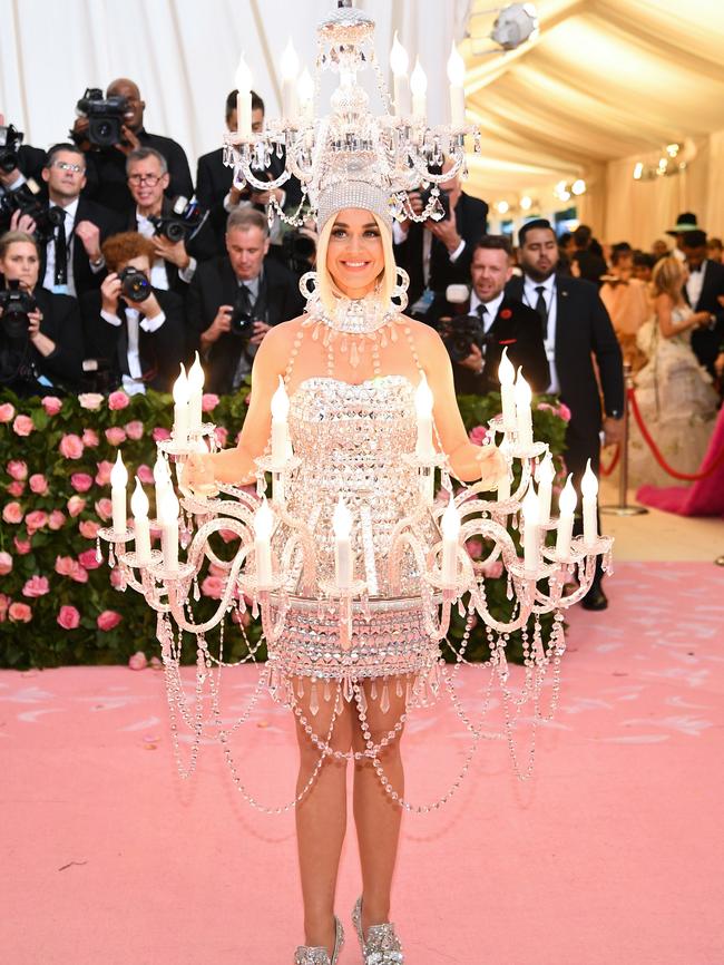 Katy Perry wanted to be prepared in case of a sudden power cut at the 2019 Met Gala. Picture: Getty.