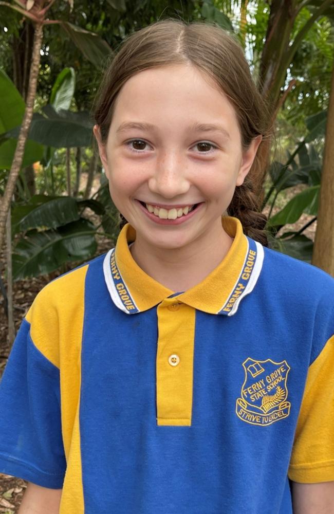 Indi, Ferny Grove State School captain, Picture: Contributed