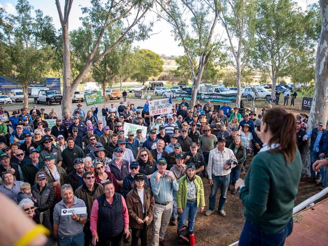 WA sheep farmers at a House of Representatives Standing Committee on Agriculture inquiry on the live exports ban. Picture: Josh Fernandes