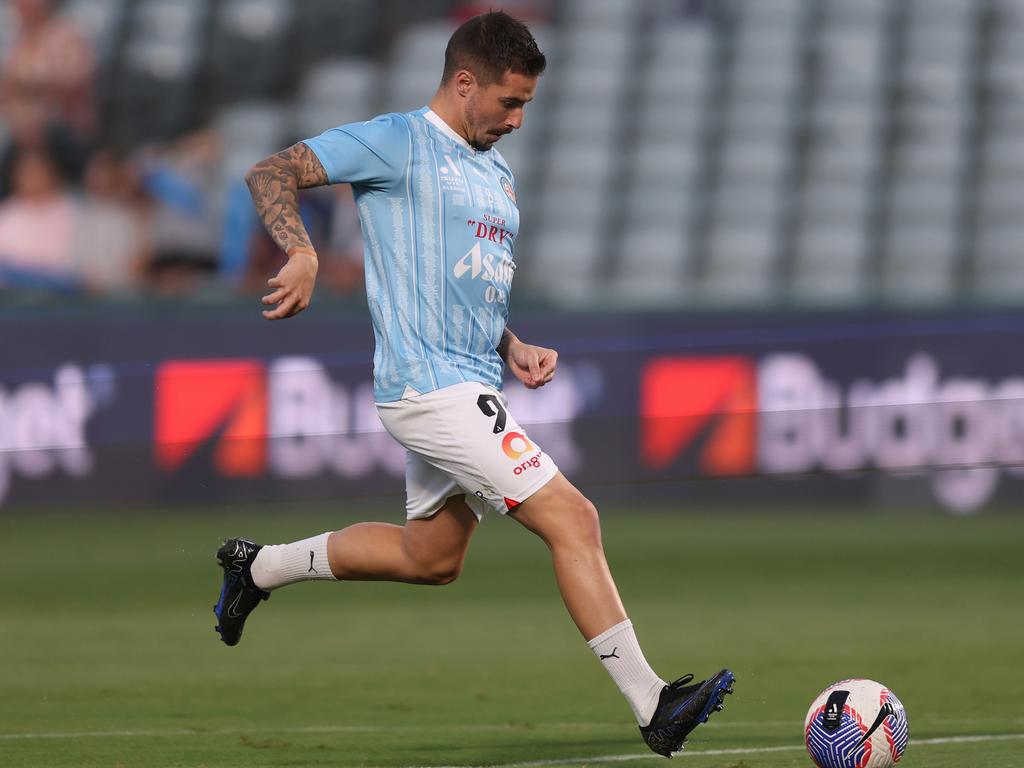 Jamie Maclaren is leaving the A-League. Picture: Scott Gardiner/Getty Images