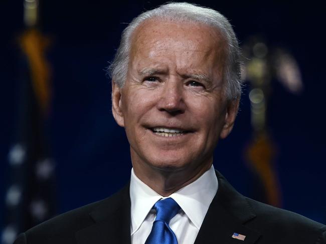 Democratic presidential nominee Joe Biden. Picture: AFP