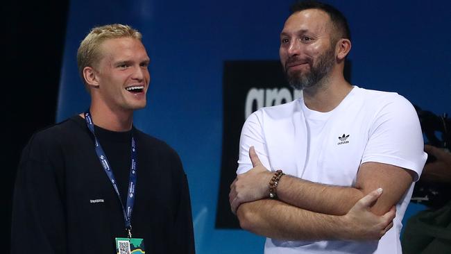 Cody Simpson and Ian Thorpe. Picture: Getty