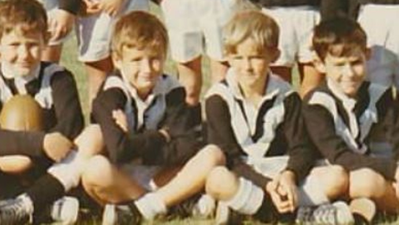 Anthony Albanese played rugby throughout his school years. Here he is pictured second from right. Photo: facebook.com/AlboMP