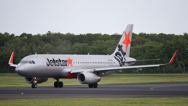 Two men were kicked off a Jetstar flight on the tarmac on the Gold Coast.