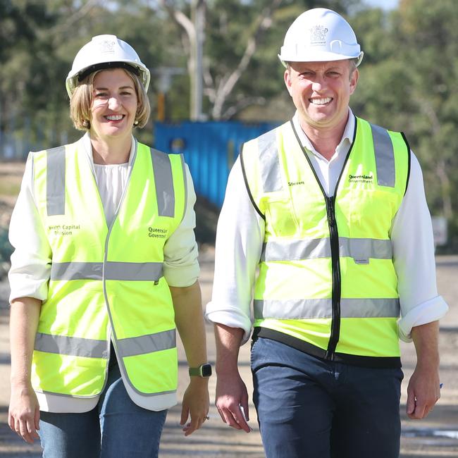 Premier Steven Miles and Health Minister Shannon Fentiman