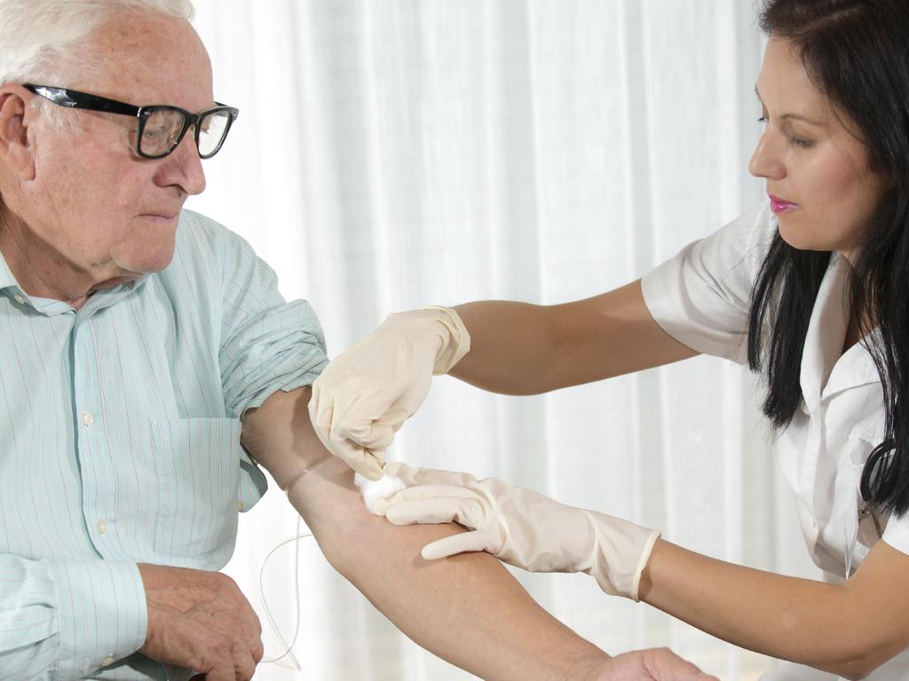 Researchers hope a blood test can become a routine test for Alzheimer’s disease. Picture: iStock