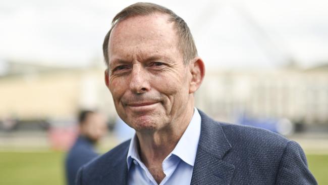 Former prime minister Tony Abbott will campaign in the Labor stronghold of Spence with Liberal candidate Daniel Wild. Picture: NewsWire / Martin Ollman