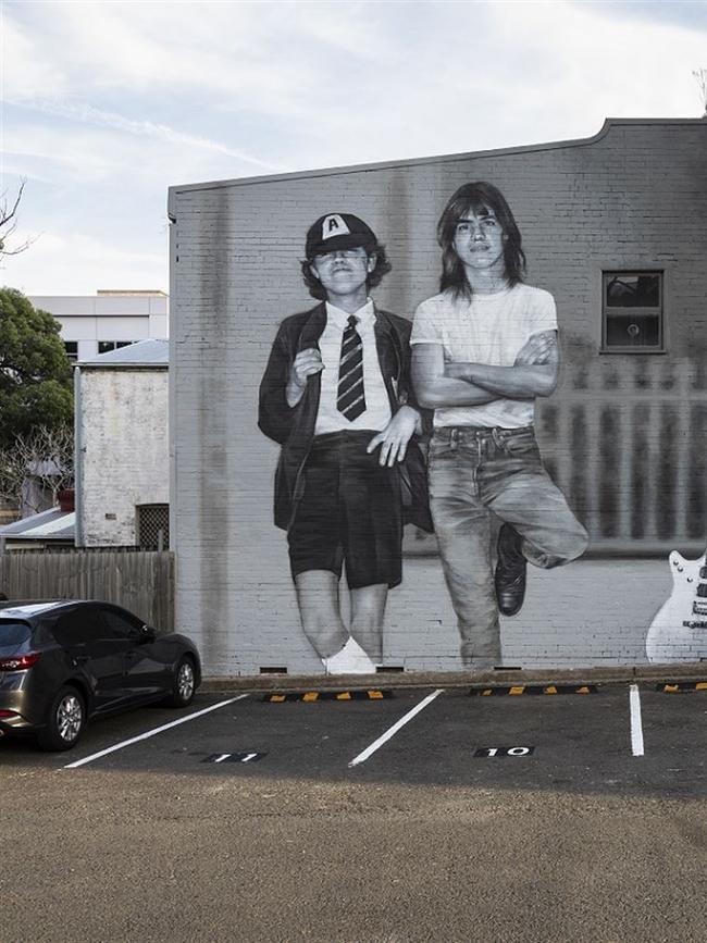 The mural painted at 12 Burleigh St Burwood. Picture: Burwood Council