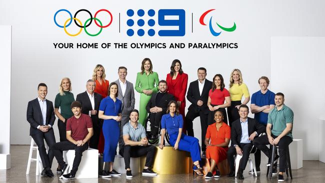 Nine’s broadcast team for the 2024 Paris Olympics.