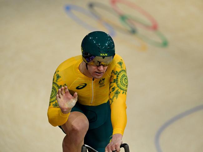 Matthew Glaetzer is among Australia’s last chances for a podium finish. Picture: AFP