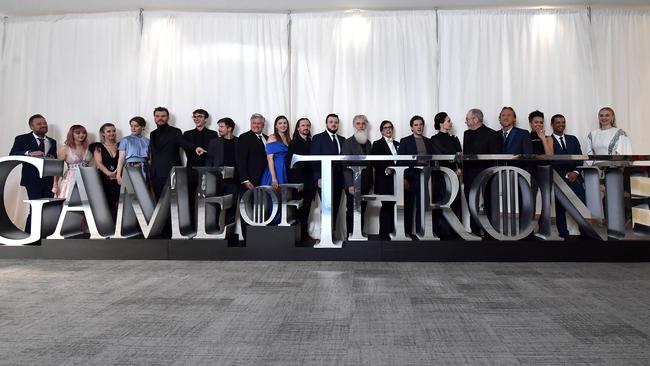 The dream team at the Game of Thrones Season 8 screening in Belfast, Northern Ireland. Picture: Charles McQuillan/Getty Images