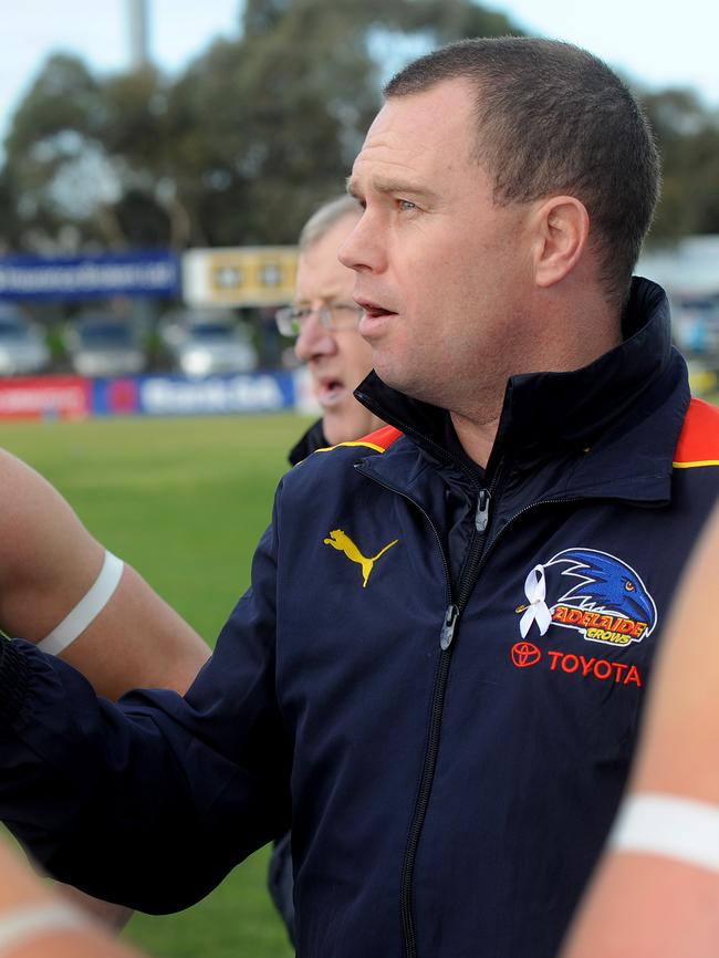 Adelaide assistant Tate Kaesler is also leaving the club. Picture: Keryn Stevens