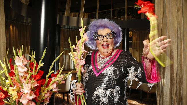 Question 9: In what city does Dame Edna Everage claim to have been born? Picture: David Caird