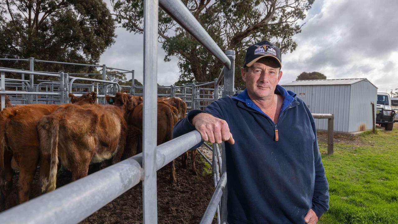 Anthony Hurst at his farm in the South-East. Ben Clark