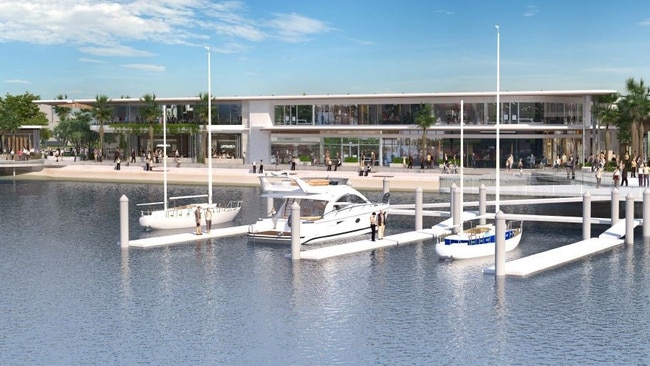 A concept image of the Newport Marketplace retail hub to be built in the Stockland estate. IMAGE: PD ONLINE