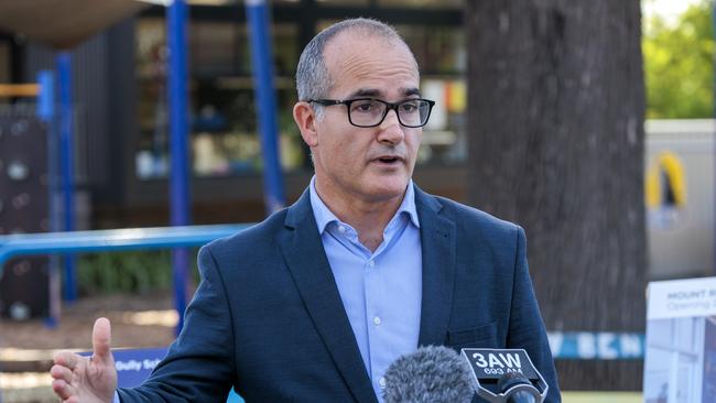 Acting Premier James Merlino has savaged the federal government. Picture: David Geraghty