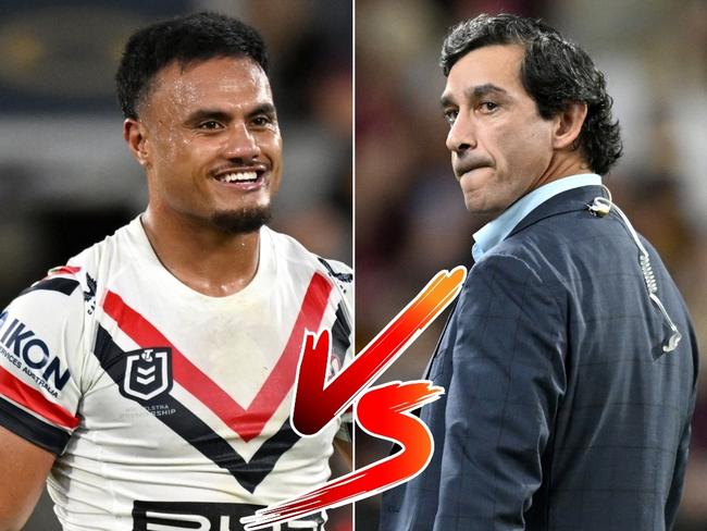 Awkward Magic Round reunions – Spencer Leniu and Johnathan Thurston