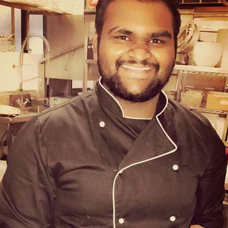 Sous chef Jude Wijesinghe, 29, has been arrested over the suspected stabbing death of a woman at a Canberra zoo. Picture: Facebook