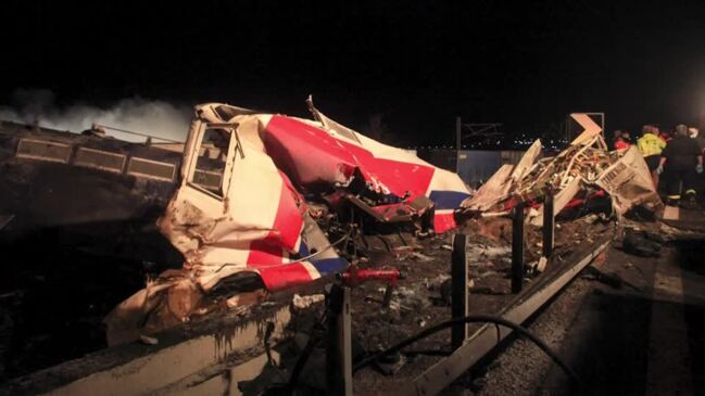 Dozens killed after two trains collide in Greece