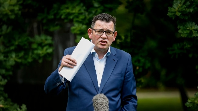 Premier Daniel Andrews said he has "options" and would go further in easing more restrictions. Picture: Darrian Traynor/Getty Images
