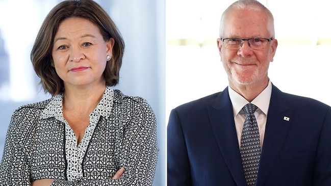 Michelle Guthrie and Justin Milne.