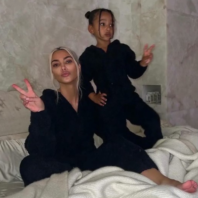Kim Kardashian with her daughter Chicago. Picture: Kim Kardashian/Instagram