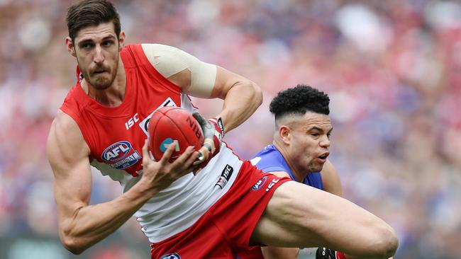 Sam Naismith in action during the 2016 AFL Grand Final. Picture: Michael Klein