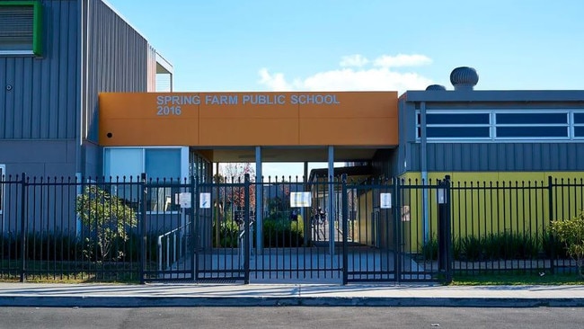 Spring Farm School, in southwest Sydney. Picture: Supplied