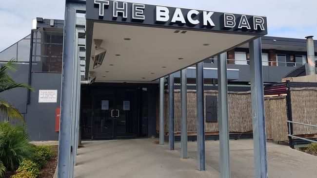 The entrance to the Manhattan Hotel’s sports bar. Picture: Kiel Egging.