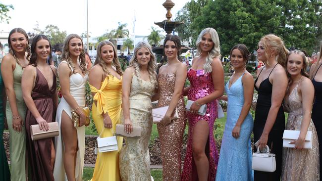 Stunning gowns graced the formal.