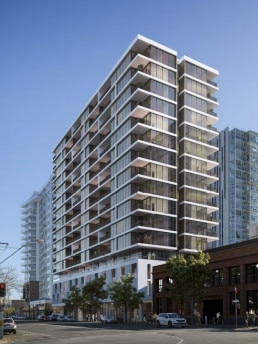 Greaton's proposed 16-storey apartment block, which is the second stage of the West Franklin precinct.